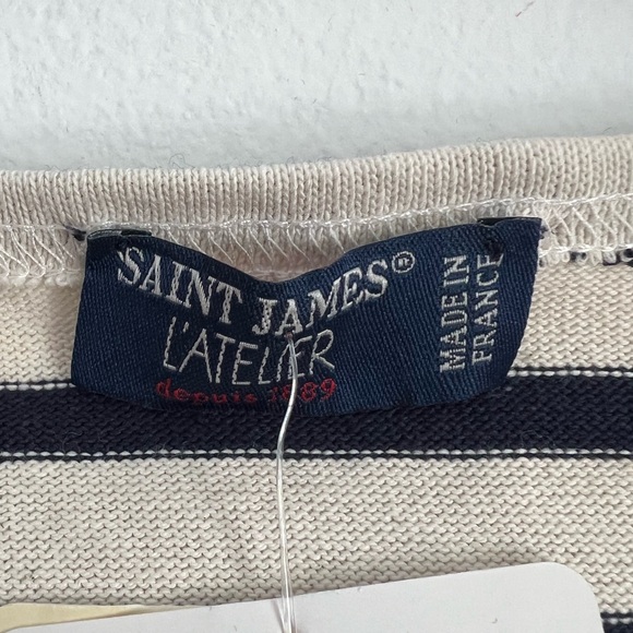 NWT SAINT JAMES meridien moderne navy sweater - Picture 8 of 9